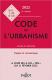 Code de l'urbanisme commenté Dalloz 2013