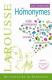 Dictionnaires des homonymes, 2009, format poche