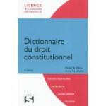 Dictionnaire du droit constitutionnel 8 ème édition 2011