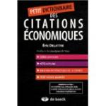 Petit dictionnaire des citations économiques 